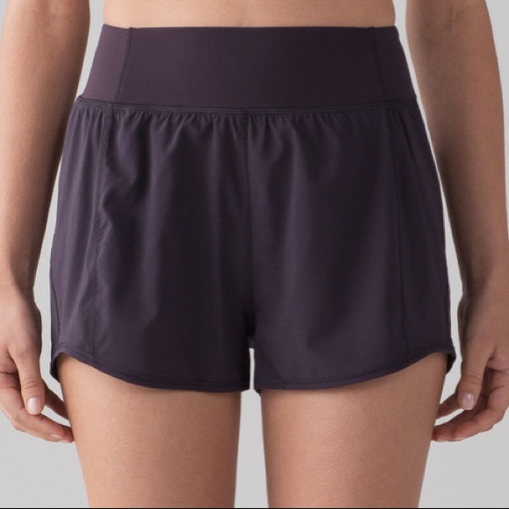 lululemon athletica Women's Plum High-Rise Athletic Shorts